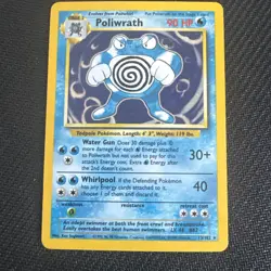 Poliwrath 13/102 | Base Set | WOTC Holo Rare Pokemon Card | LP/MP - Image 1