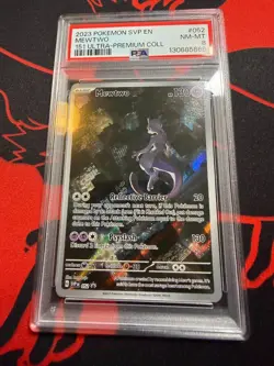 Mewtwo 052 Sv: Scarlet & Violet Promo Cards Holo PSA 8 - Image 3