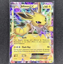Jolteon EX - 28/83 - Ultra Rare - Generations - Pokemon Card - MP - Image 1