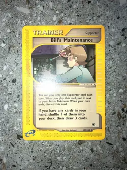Pokemon TCG Cards Bill's Maintenance 137/165 Expedition Uncommon NM - Image 3