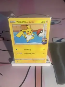 Pokemon Pikachu TCG Promo Card On the Ball Futsal, 001/005, New Sealed - Image 1
