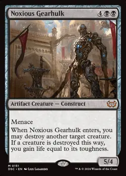 Noxious Gearhulk - #151 - CMR: Duskmourn: House of Horror - NM MTG - Image 1