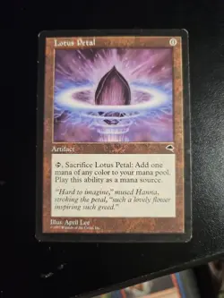 Lotus Petal Magic the Gathering Tempest Near Mint Condition - Image 1