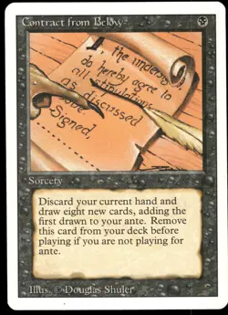 1x Contract from Below - Revised Edition - LP - MTG - Image 1
