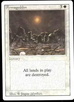 1x Armageddon - Revised Edition - LP - MTG - Image 1