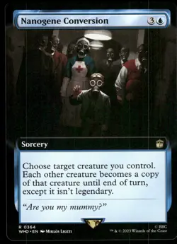1x Nanogene Conversion (Extended Art) - Universes Beyond: Doctor Who - NM - MTG - Image 1