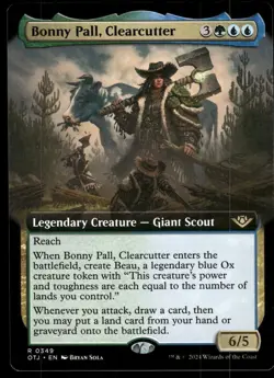 1x Bonny Pall, Clearcutter (Extended Art) - Outlaws - NM - MTG - Image 1
