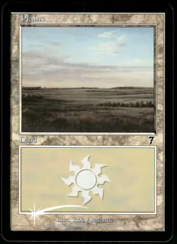 1x Foil Plains (343) - 7th Edition - LP - MTG - Image 1