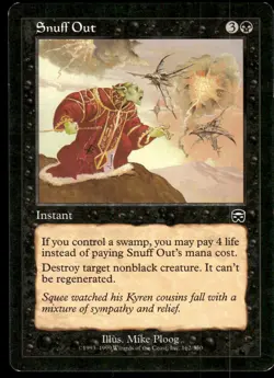 1x Snuff Out - Mercadian Masques - LP - MTG - Image 1