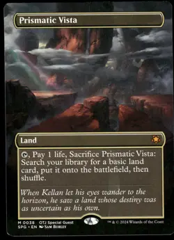 1x Prismatic Vista (Borderless) - Special Guests NM - MTG - Image 1