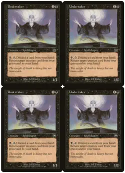 MTG Undertaker x4 Mercadian Masques Common NM/LP Playset - Image 1