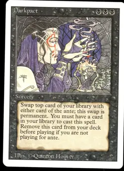 1x Darkpact - Revised Edition - NM - MTG - Image 1