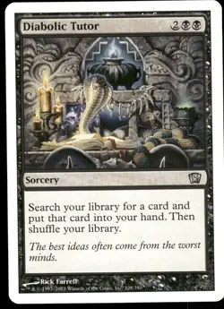 1x Diabolic Tutor - 8th Edition - NM - MTG - Image 1