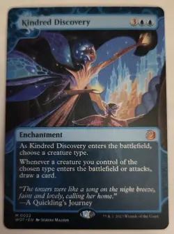 Kindred Discovery MTG WOT 0022 Wilds of Eldraine: Enchanting Tales Mythic NM - Image 1