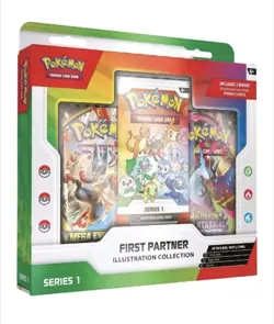 Pokemon TCG: First Partner Illustration Collection Box - Series 1 PRESALE - Image 1
