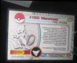 Mewtwo #150 - 2000 Topps Pokemon TV Animation Edition Series 3 Non Holo LP - Image 2