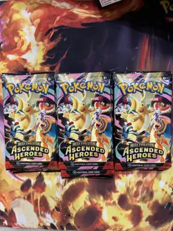Pokemon Ascended Heroes Booster Packs Lot of 11 - Image 1