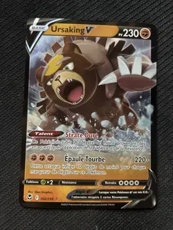 URSAKING V - POKEMON 102/195 EB12 TEMPETE ARGENTEE NEUF FR - Image 1