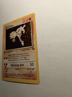 Pokemon Hitmonlee [1st Edition] #7 Pokemon Fossil - Image 3