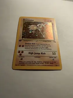 Pokemon Hitmonlee [1st Edition] #7 Pokemon Fossil - Image 5