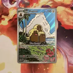 Alolan Dugtrio 208/191 Illustration Rare Pokemon TCG SV Surging Sparks NM - Image 1