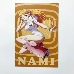 R536 Nami Japanese One Piece Animate Postcard YF15 - Image 1