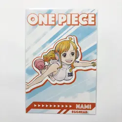 R535 Nami Japanese One Piece Mugiwara Store Egghead Postcard YF15 - Image 1