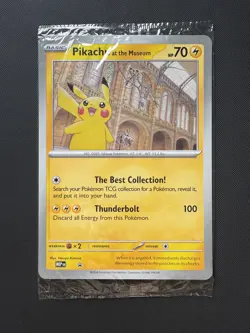 Pokemon TCG Pikachu At The Museum (Natural History) Jumbo Card | New & Sealed ✅ - Image 1