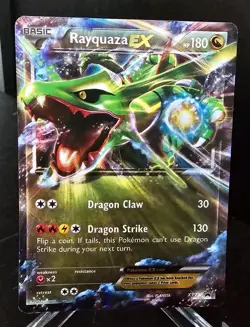 Rayquaza EX XY73 XY Black Star Promo Holo Pokemon Card - Image 1