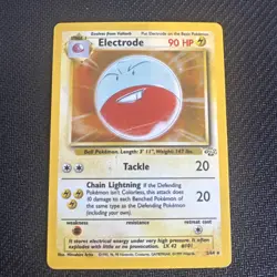 Pokemon TCG Electrode Jungle 2/64 Holo Unlimited Rare Card WOTC - Image 1