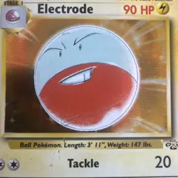 Pokemon TCG Electrode Jungle 2/64 Holo Unlimited Rare Card WOTC - Image 4