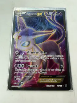 Pokemon Espeon EX Holo Basic Psychic 170 HP 117/122 2016 Pokemon Card English - Image 3