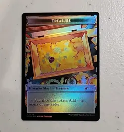 Treasure Token (1432) (Rainbow Foil) Secret Lair Drop Foil MTG - Image 1