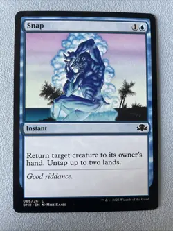 MTG Dominaria Remastered Snap x1 Common Blue Instant NM/M - Image 1