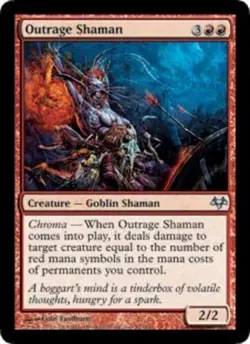 Outrage Shaman x1 - Eventide - NM-Mint, English - Eventide - Image 1