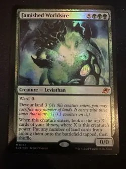 Famished Worldsire 0182 FOIL NM - MTG Edge Of Eternities - Image 1