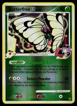 Pokemon Card - Butterfree FB Supreme Victors 17/147 Rare Reverse Holo - Image 1