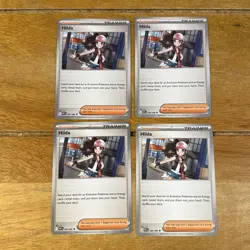 4 x Hilda - 084/086 - Trainer Playset - White Flare - English - Pokemon TCG [NM] - Image 1