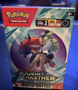Pokemon TCG New Factory Sealed Journey Together And Build & Battle Box 4 Packs - Image 1