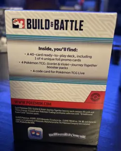 Pokemon TCG New Factory Sealed Journey Together And Build & Battle Box 4 Packs - Image 3