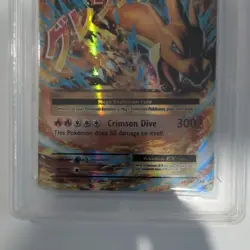 2016 POKEMON XY EVOLUTIONS MEGA CHARIZARD EX HOLO GMA GEM MT 10 - Image 3