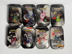Pokemon TCG Unova Black Bolt White Flare Mini Tin Display Box - Image 1