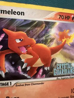Charmeleon 29/100 Crystal Guardians Reverse Holo Stamped Pokemon TCG - Image 3