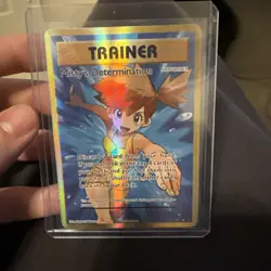 Pokemon TCG Evolutions Ultra Holo Full Art Trainer Misty's Determination #108 - Image 1