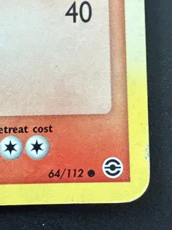 Pokemon TCG FireRed & LeafGreen Growlithe 64/112 Reverse Holo Light Play - Image 3