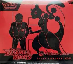 Pokemon Sealed Destined Rivals Pokemon Center Elite Trainer Box Pokemon ETB - Image 1