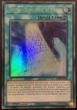 Yugioh! - Freezing Chains of the Ice Barrier - BLTR-EN103 - Ultra Rare - 1st Ed. - Image 1