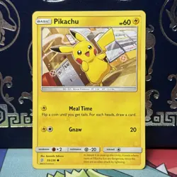 Pokemon Cards Pikachu Non Holo 55/236 Unified Minds NM 2019 - Image 1