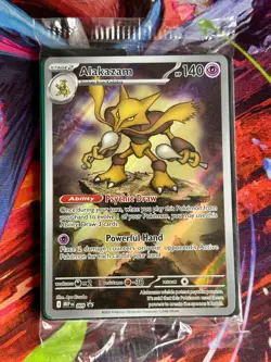 (SEALED) Alakazam 009 Me: Mega Evolution Promo Holo Pokemon Card - Image 1