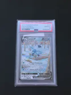 ❄ PSA 10 Glaceon V Alternate Full Art Evolving Skies 175/203 Pokemon Card ❄ - Image 3